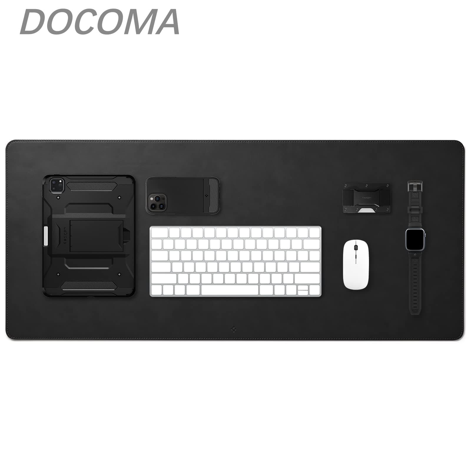 乐天商城 - 【送料無料】マウスパッド レーザー ゲーミング プレミアム PU レザー オフィス 防水 滑り止め 耐久性が良い LD302 (ブラック)