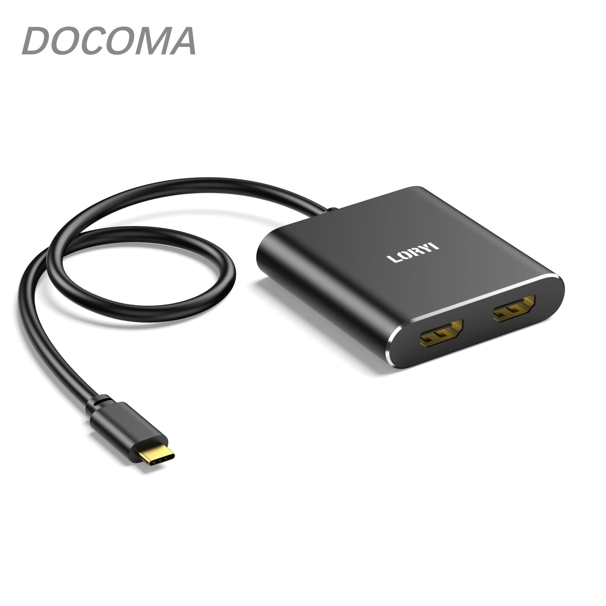 乐天商城 - 【送料無料】変換アダプター HDMI 拡張 2in1 4K@60Hz デュアル hdmi 分配器 拡張モード対応 Hdmi アダプター 複製モード 在宅勤務