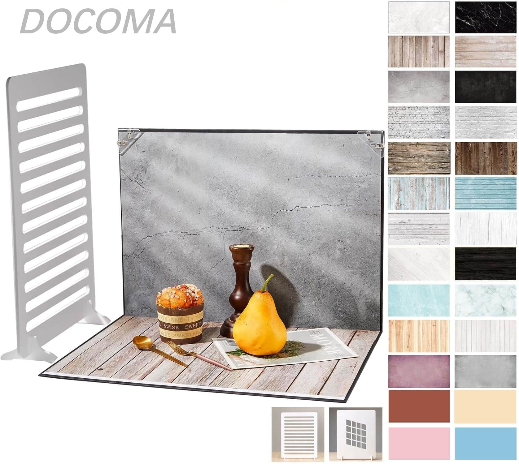 乐天商城 - 【送料無料】tterns Double Sided Background Paper Photography Background Boards Set and 2Piece Window Light Shadow Photography Background Board for Small Product