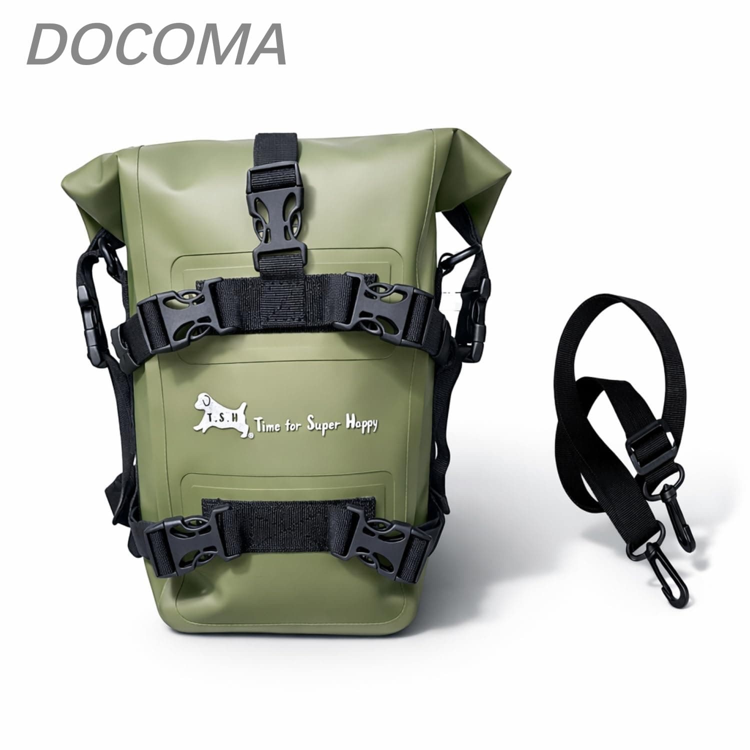 Rakuten - 【送料無料】T.S.H バイク用 防水サイドバッグ 8L 小型 コンパクト 小さい アクセサリー 防水 エンジンガードバッグ バイク サイドバック ショルダーバッグ ストラップ付き