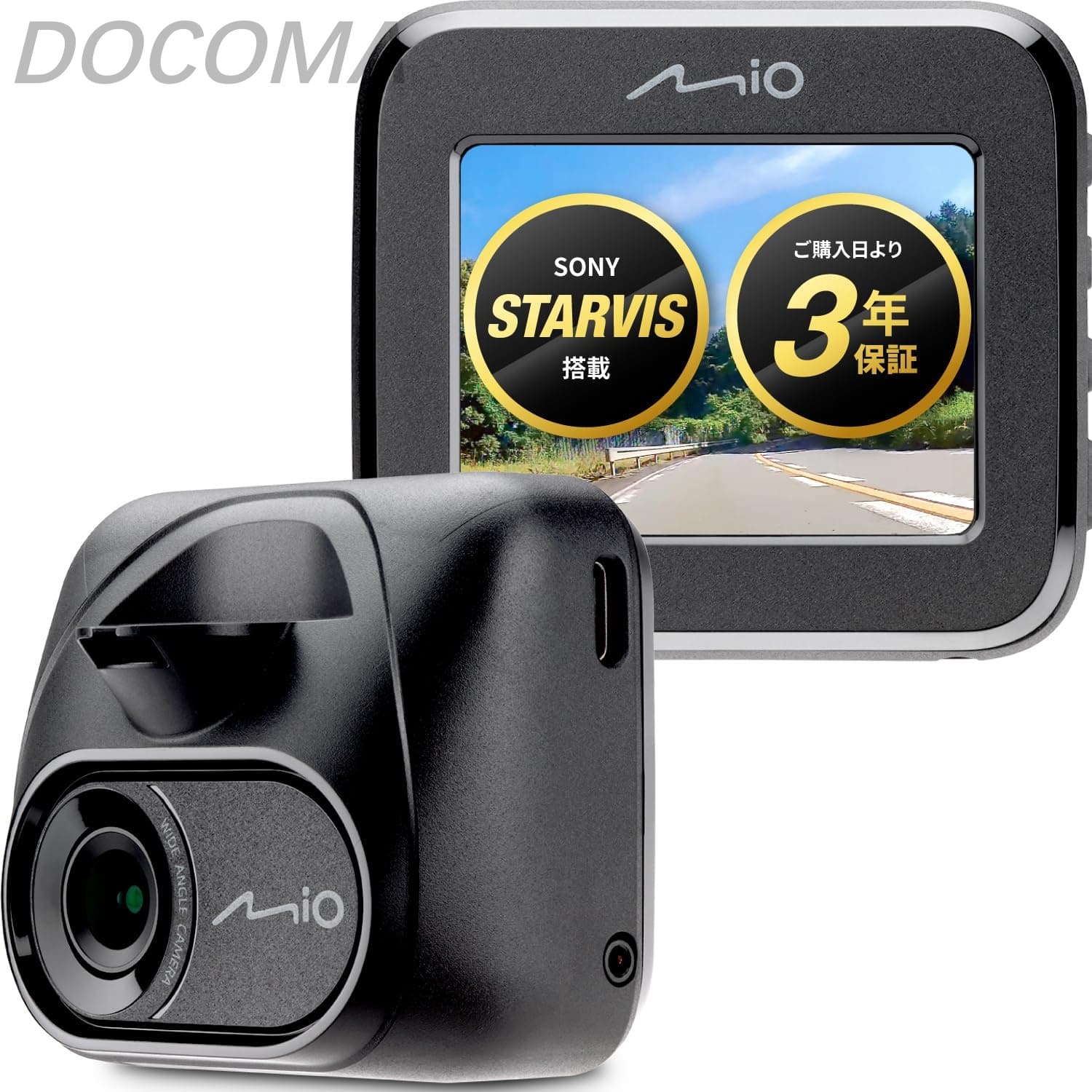 ドライブレコーダー 前後カメラ 駐車監視(別売) SONY製STARVIS搭載 WDR画像補正 SuperMP4毎秒保存 FullHD200万画素 衝撃録画 GPS内蔵 32GBカード付属 技適認証済み 日本語取説 3年保証 DR30 