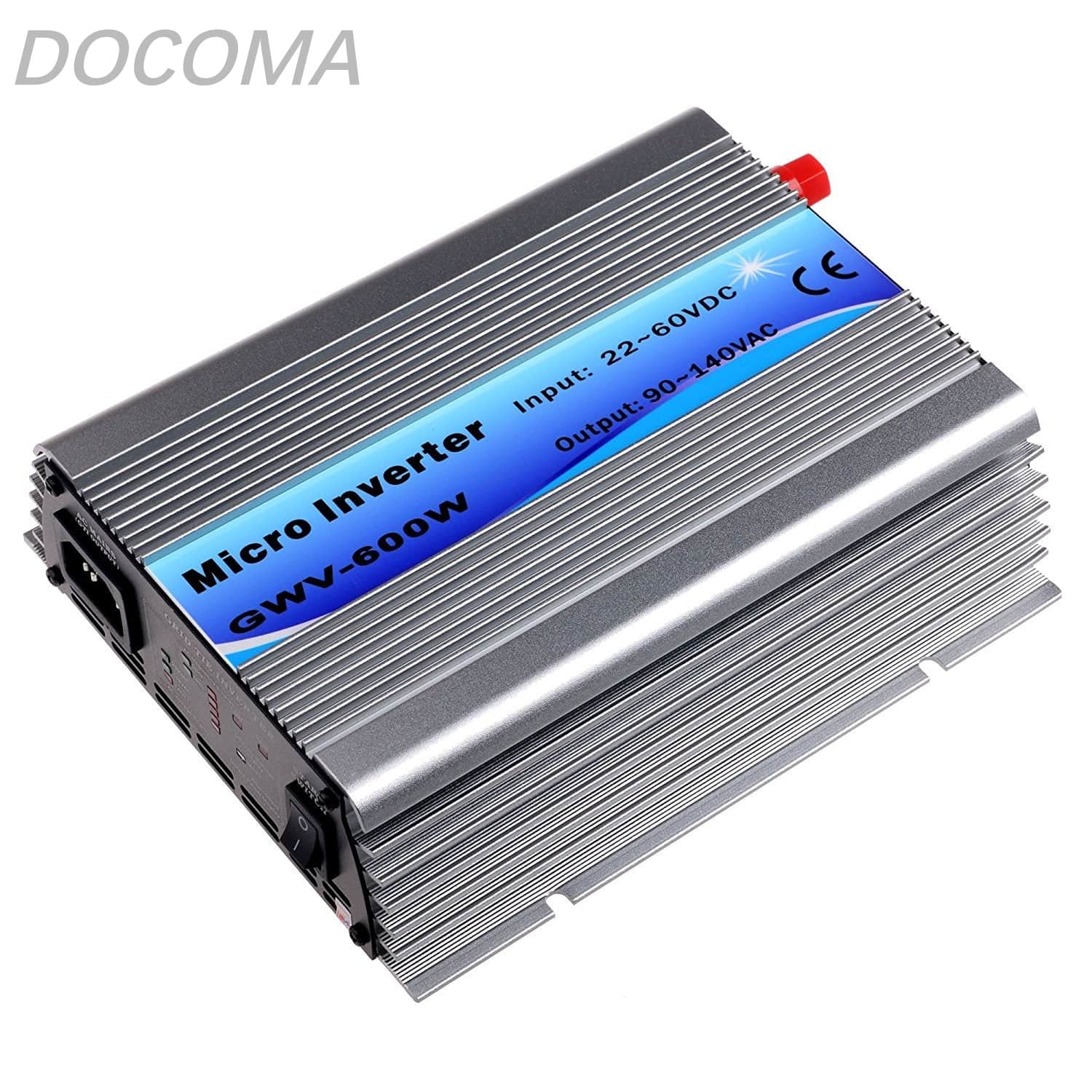 樂天商城 - 【送料無料】MPPT 600WソーラーグリッドタイインバーターMPPT 25V-48V 正弦波DC22-60V入力AC90-140V出力 50HZ / 60HZ自動 LEDインジケーター、オフィス機器や家電製品（扇風機、冷蔵庫、炊飯器）に適しています【Voc34-46Vソーラーパネル用】