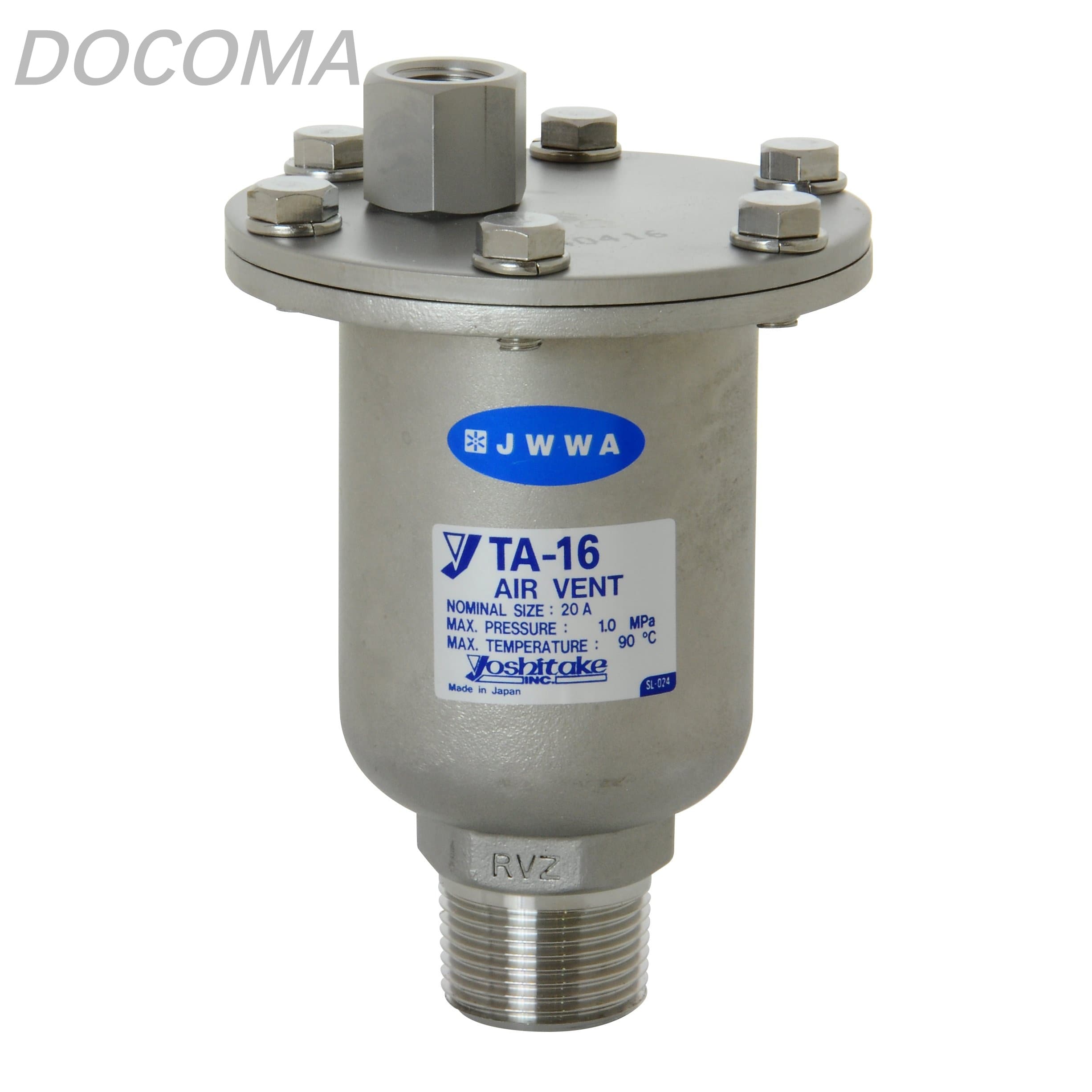 乐天商城 - 【送料無料】空気抜弁 フロート形 冷温水用 SUS製 適用圧力0.01〜1.0MPa ねじ込み接続 接続口径15A 本体SUS 最高温度90℃ 型式TA-16 15A
