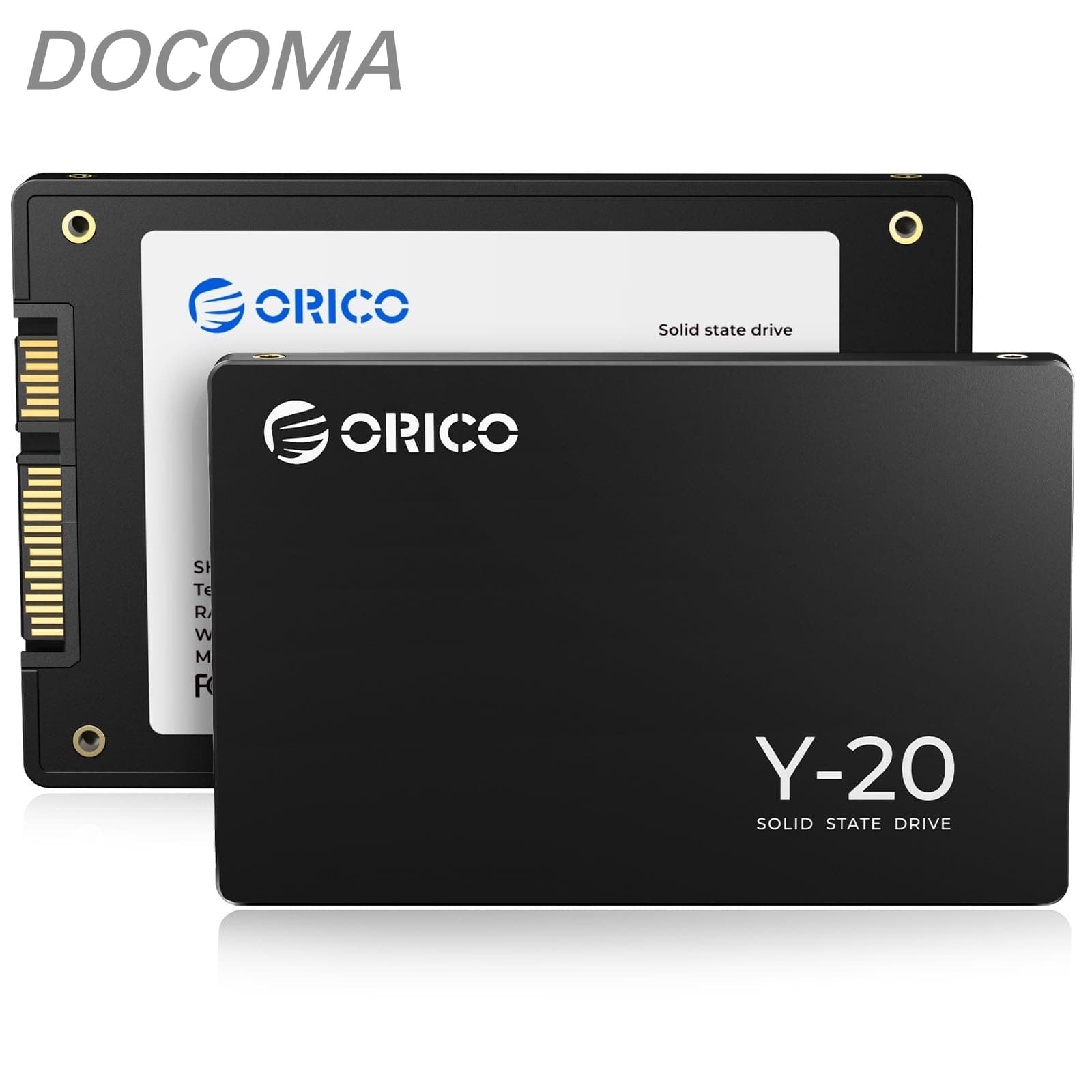 Rakuten - 【送料無料】ORICO Y20 256GB 内蔵型SSD 2.5インチ 7mm 3D NAND採用 SATAIII 6Gb/s 最大読込：500MB/s (R:500MB/s、W:450MB/s) PS4動作確認済み 内蔵SSD 高耐久 メーカー 3年保証
