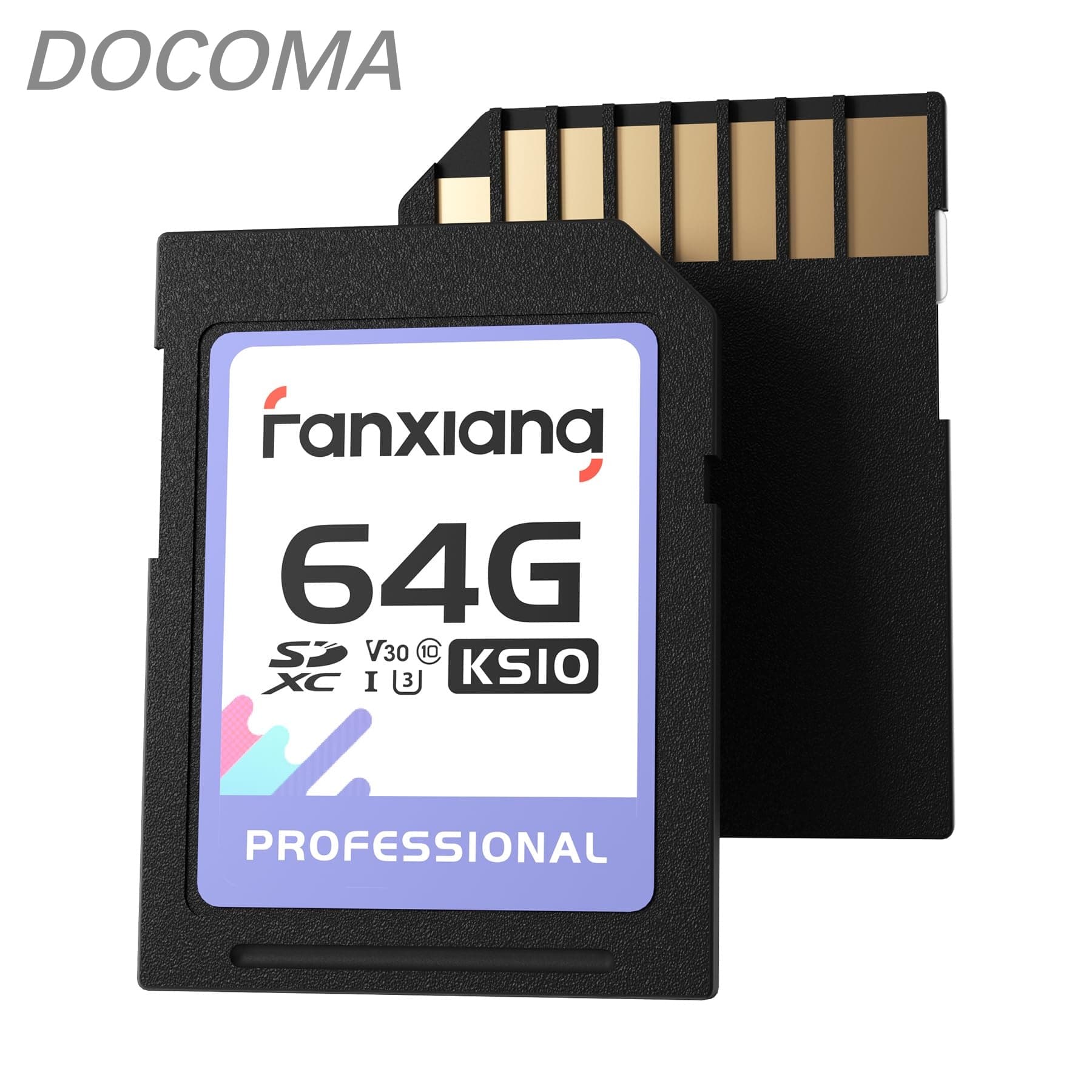 乐天商城 - 【送料無料】Fanxiang SD カード 64GB2枚 最大読出速度95MB/s UHS-I U3 V30 SDXC Class10 microSD カード 高耐久 メモリカード Full HD & 4K UHD ビデオ メーカー 対応