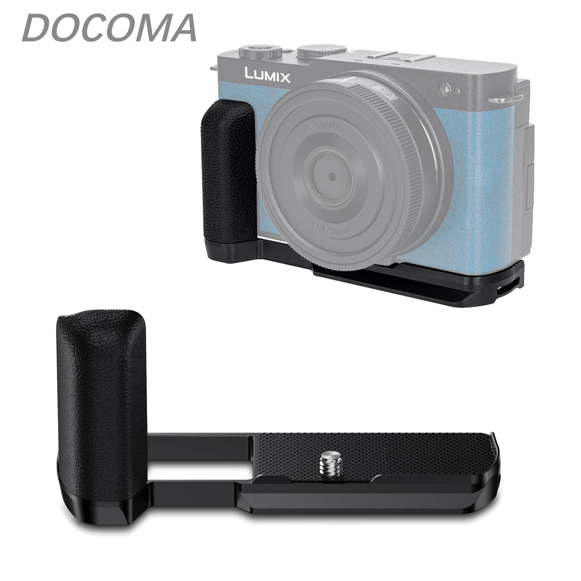 乐天商城 - 【送料無料】金属 L型ハンドグリップ パナソニック Panasonic LUMIX S9カメラ適用 電池交換が便利 底の1/4