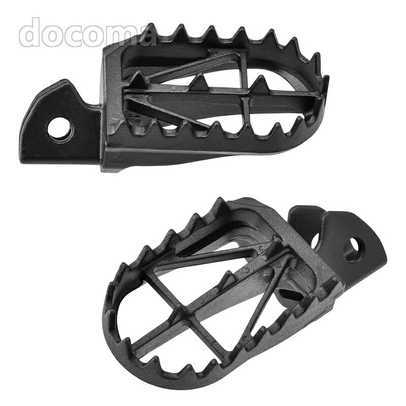 乐天商城 - 【送料無料】RACING) CRF125F '19-25 ワイドフットペグ クロモリ Mid(純正相当) 前後幅約50mm 安定ライディング スタンディング 排泥性 クロモリ鋼 高強度 高耐久 D3016