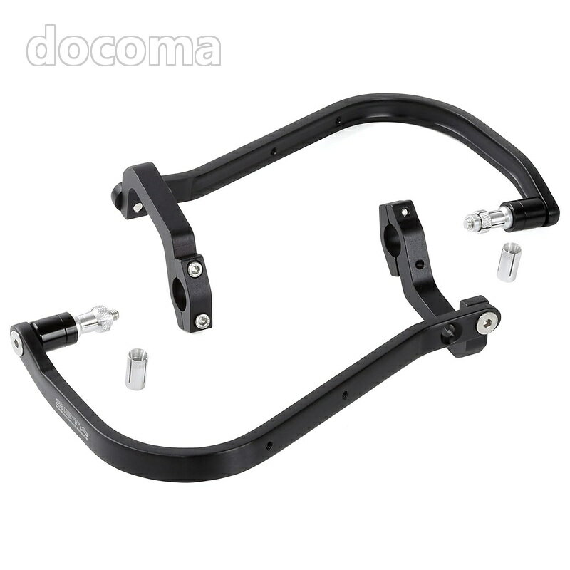 Rakuten - 【送料無料】RACING) スタンダード径(22.2mm)バー用 対応ハンドルバー内径(Φ13.5~19mm) アドベンチャーアーマーハンドガード ブラック 高剛性アルミ合金 プロテクション オフロード ダートフリーク Dirtfreak F5351(旧品番:ZE72-6001)