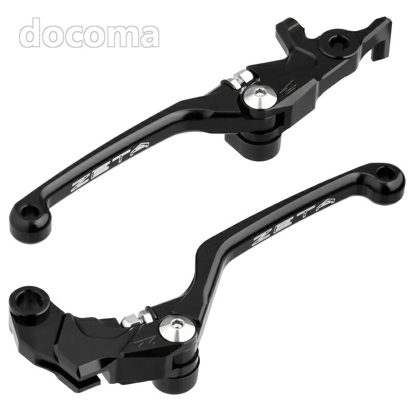 Rakuten - 【送料無料】RACING) V-STROM250SX '23-25 GIXXER250 '20-23 GIXXER SF250 '20-23 ピボットレバーセットCP 4フィンガー ブラック 前方可倒式 レバー位置無段階調整 鍛造 高強度アルミ合金 D8457