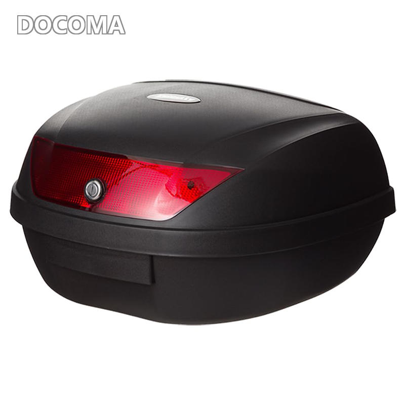 樂天商城 - 【送料無料】Alfatech トップケース バイク リアボックス フルフェイス Eタイプ 51L 2個収納 ブラック