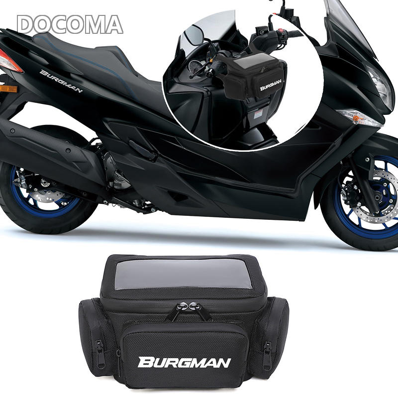 樂天商城 - 【送料無料】For バーグマン BURGMAN 400 200 バーグマンストリート 125EX BURGMAN STERRT 125EX バイクスクーターフロントバッグ収納バッグウエストバッグ2L大容量収納バッグ防水携帯電話タッチスクリーン (BURGMAN) [並行輸入品]