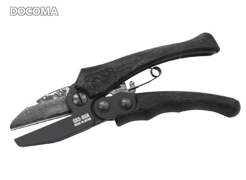 樂天商城 - 【送料無料】室本鉄工(Muromoto Tekko) ダマスカスメリーカッタ SX5-DSX-BK 切り口まっすぐ プラスチック ゴム 木材ロープ 細銅線など 軟材 切断