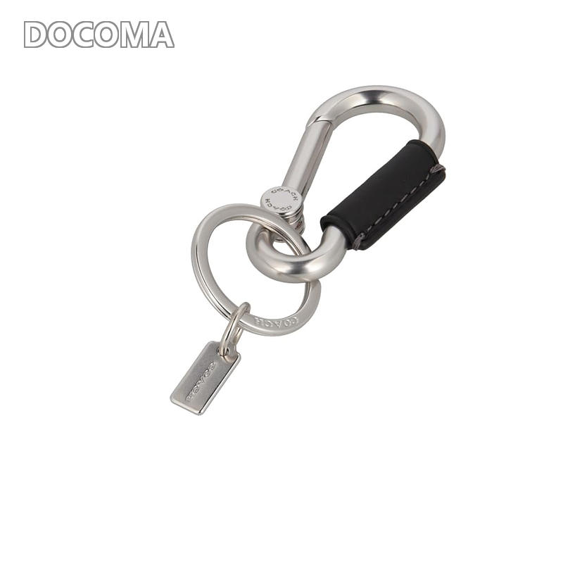 Rakuten - 【送料無料】[コーチ] カラビナ キーリング Carabiner CCW07 SVDTV SV/BK/BL BK BADLANDS FLR [並行輸入品]