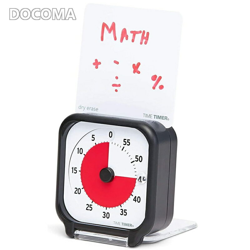 【送料無料】TIME TIMER 8cm 60分 タイムタイマー 時間管理 学習タイマー TT03B-W 正規品