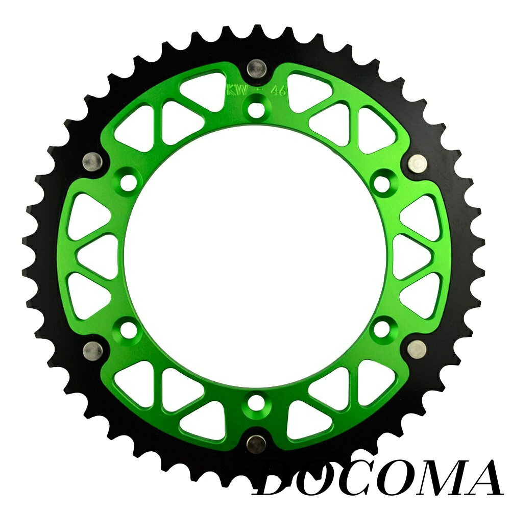 【まとめ買いで最大500円OFFクーポン!】【送料無料】リア に適合する KAWASAKI KLX 250 S 2006-2007 2009-2013(46T)