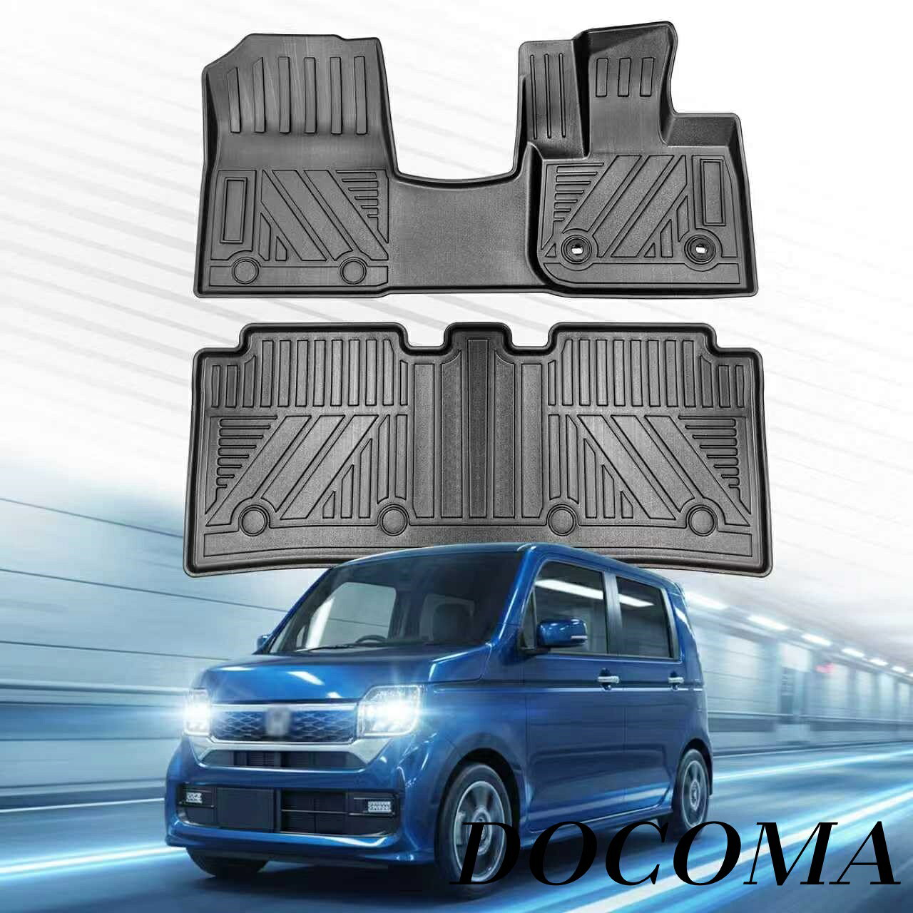 乐天商城 - 【まとめ買いで最大500円OFFクーポン!】【送料無料】ホンダ N-WGN JH3型/JH4型専用 2019年7月~現行 JH3 JH4 フロアマット 3D立体完全フィット TPE素材 車内カスタム 防水 滑り防止 耐汚れ 取付簡単 保護パーツ カー用品 ブラック