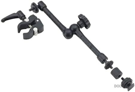 マジックアーム 28cm 11インチ ハンディレコーダー カメラ マウント 角度調整 スタンド 固定 高耐久 国内正規品
