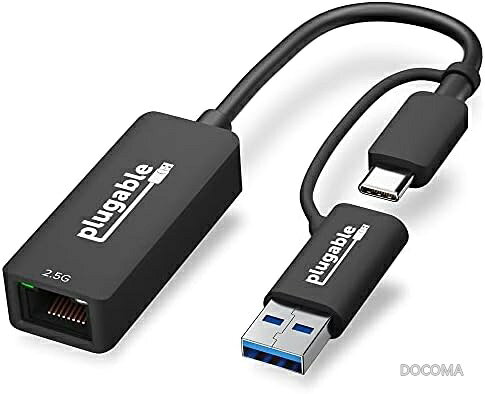 2.5Gbps USB有線LANアダプター Type-C/USB3.0対応 高速ギガビットイーサネット Windows/macOS/Linux互換 即時認識 安定通信
