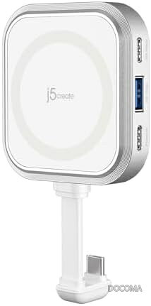 iPhone USB-C マルチハブ PD60W充電 SDスロット ProRes録画対応 両面マグネット 6.1/6.7インチ 変換アダプター
