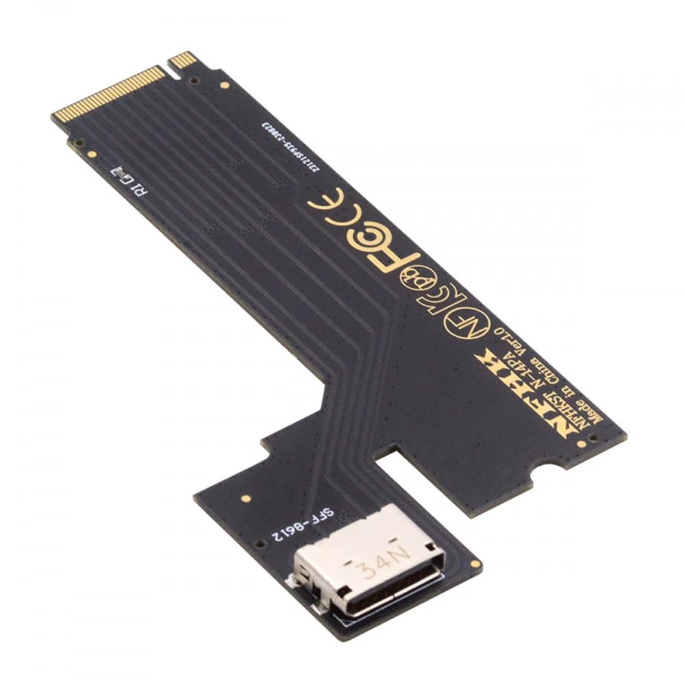 Rakuten - 【送料無料】カード PCI-E 4.0 M.2 M キーから Oculink SFF-8612 SFF-8611 ホスト アダプター、2022-2023 ThinkBook 14+ 外部グラフィック カード & SSD 用