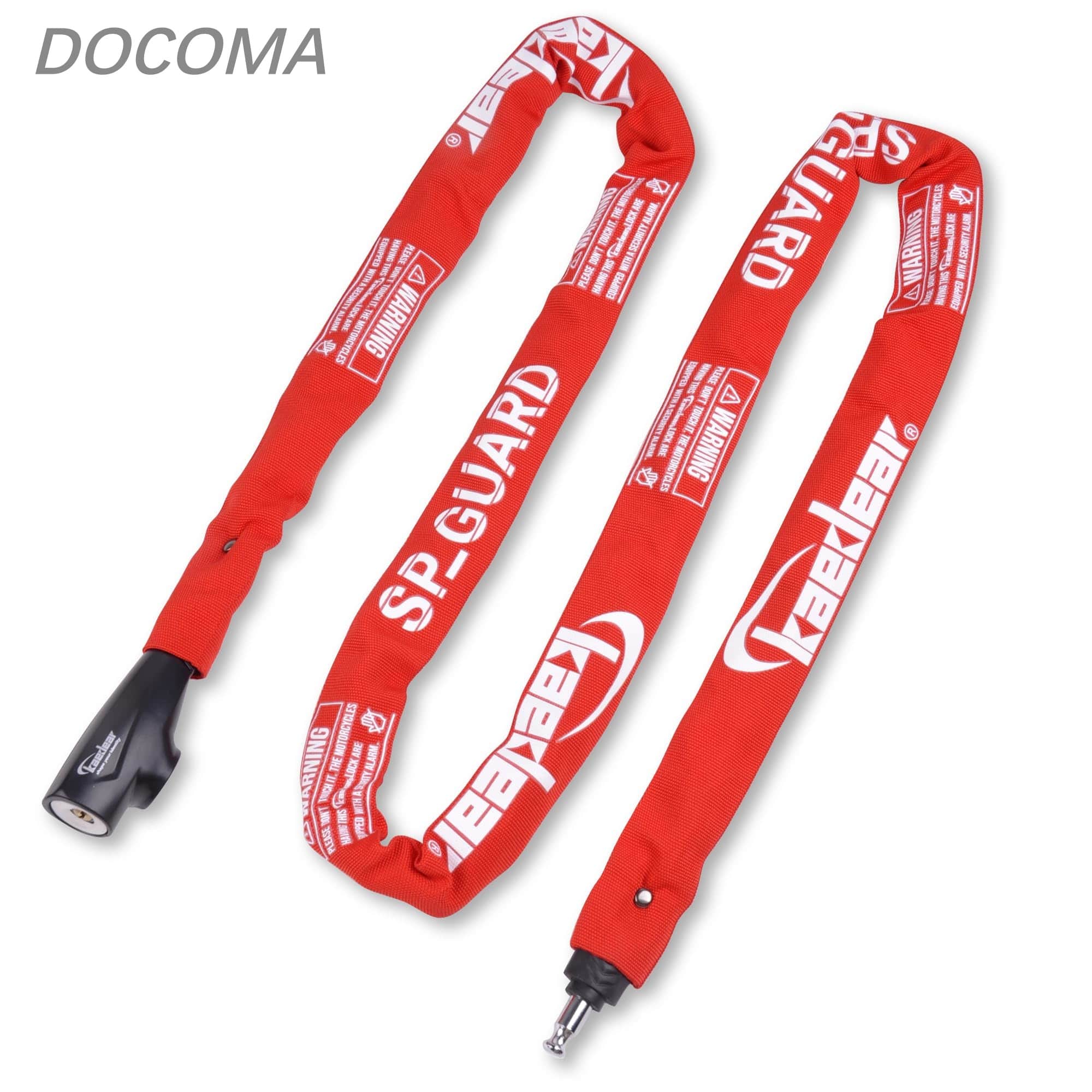 乐天商城 - 【送料無料】ロック チェーンロック 鍵 チェーン 長さ2000mm スクエアチェーン径 6mm 高耐久 シリンダー 盗難防止 キー 紛失 複製サービス KDR-LK1-2000-R (2000mm