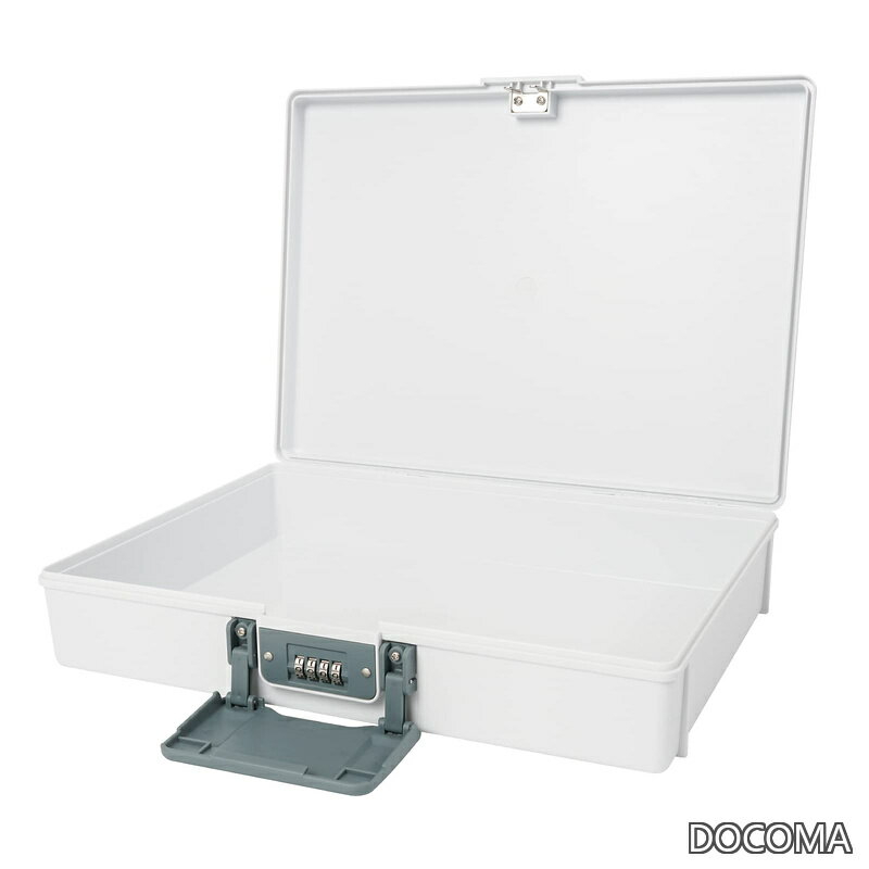 乐天商城 - 【送料無料】保管ボックス プラスチック製 A4書類 角型2号封筒収納 ホワイト HBP-200-W