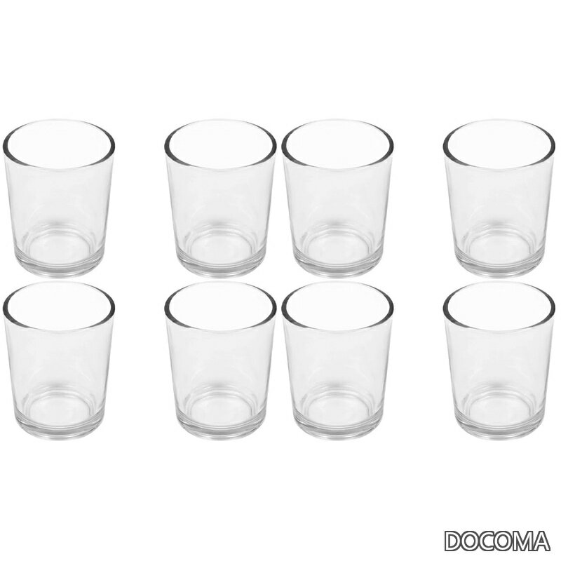 Rakuten - 【送料無料】ガラスコップ 透明 ミニグラス ショットグラス 8個セット 小さい ガラスカップ 飲料 コップ 水飲み 試飲グラス テイスティング うがい デザートカップ 食卓 ホームパーティー 飲食店 来客用