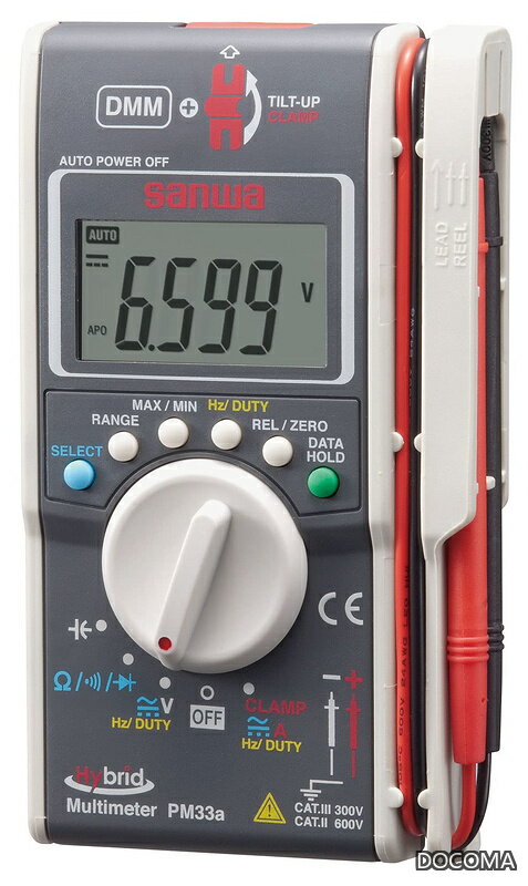 乐天商城 - 【送料無料】SANWA ハイブリットミニテスタ(マルチメータ+クランプメータ) PM33A