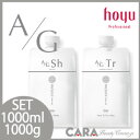 ホーユー プロステップ シャンプー 1000ml トリートメント 1000g セット A/G
