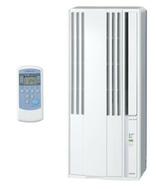 コロナ CW-1626R-WS 窓用 ウィンドエアコン Relala リララ 冷房専用 4〜7畳用 100V シェルホワイト リモコン付 2026年モデル