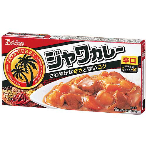 ハウス　ジャワカレー辛口　185g　1箱