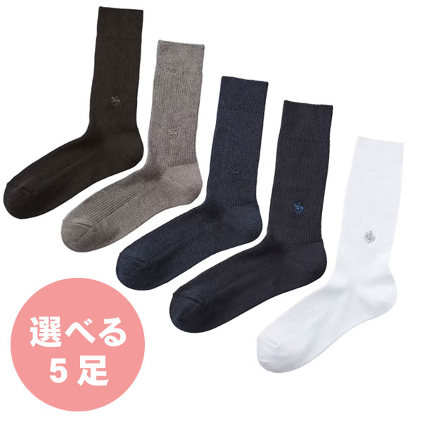 乐天商城 - グンゼ ポロ・ビーシーエス 選べる5種類 5足セット レターパック送料無料 管理番号012403 polo 靴下 紳士