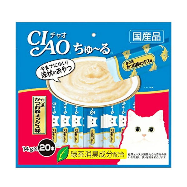 CIAO ちゅ～る かつお かつお節ミックス味 14g×20本 管理番号112312