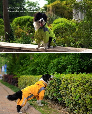 【大型犬向け】【春夏秋冬モデル】レインコート フルカバー 上着パンツ上下セット カッパ 雨の日のお散歩や梅雨時期に最適(大型犬/大きいサイズ/アディドック/犬服/ドッグウェア/ペット服/ゴールデン/ラブラドール/バーニーズ等の大型犬種)