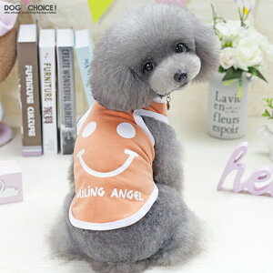 ★送料無料★【犬服春夏春用夏用】【SMILINGANGELスマイルロゴタンクトップ】タンクトップ