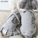犬服 ドッグウェア スカート 秋冬モデル グレーの制服ペア・カップルスカート&トレーナー ワンピース/ブレザー/ブレザー制服風/カップル/ペア ルック お揃い ...