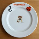 【在庫限り】限定品 ハロウィンプレートS13 柴犬犬雑貨 犬グッズ