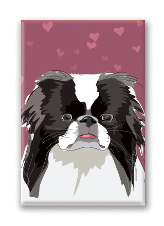 在庫限り　マグネットシリーズ【狆】輸入雑貨　犬雑貨　犬グッズ