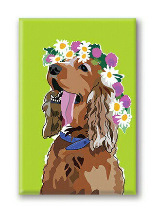 在庫限り　マグネットシリーズ【スプリンガー・スパニエル　Corolla】輸入雑貨　犬雑貨　犬グッズ