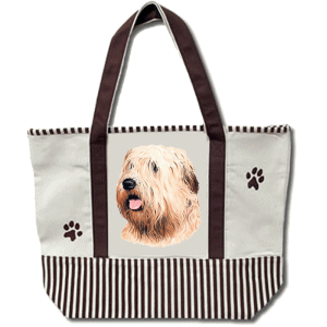 在庫限り　プリントトートバッグ 【ウィートン・テリア　輸入雑貨　犬雑貨　犬グッズ】