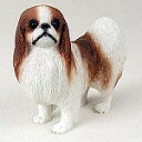 在庫限り フィギュア ドッグ 【狆/RD&WH】輸入雑貨 犬雑貨 犬グッズ