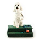 在庫限り My Dogフィギュア 【プードル・ホワイト】輸入雑貨 犬雑貨 犬グッズ