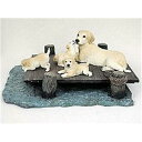 在庫限り Mom & Pupsフィギュア 【ラブラドール】輸入雑貨 犬雑貨 犬グッズ