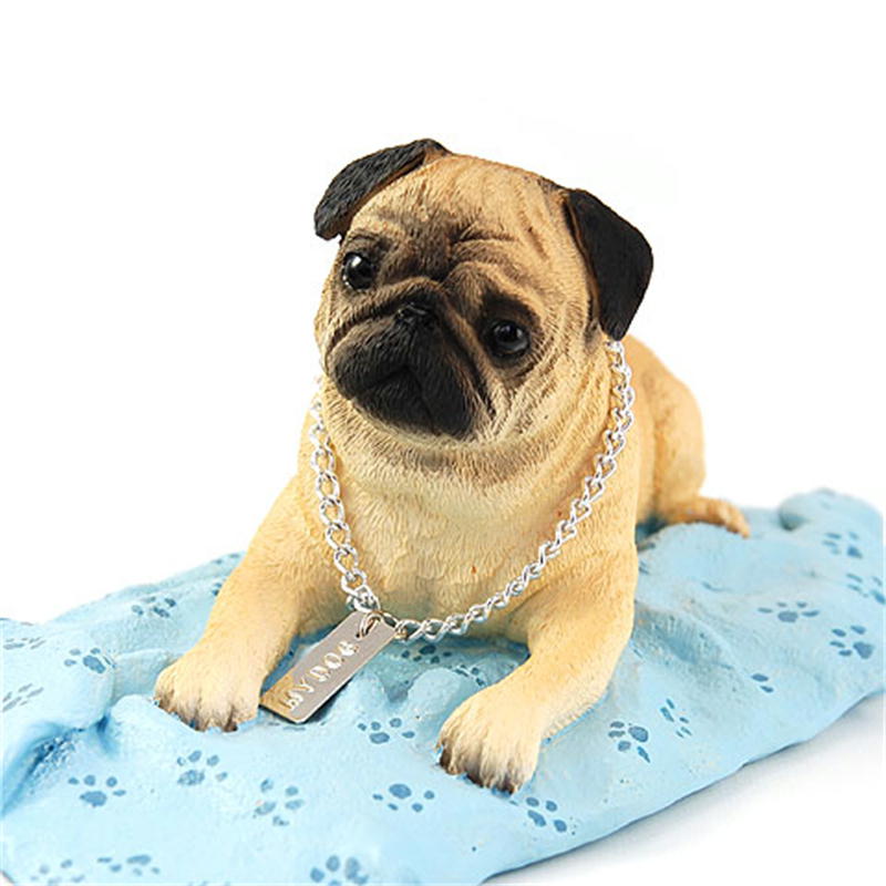 在庫限り My Dogフィギュア 【パグ】輸入雑貨 犬雑貨 犬グッズ