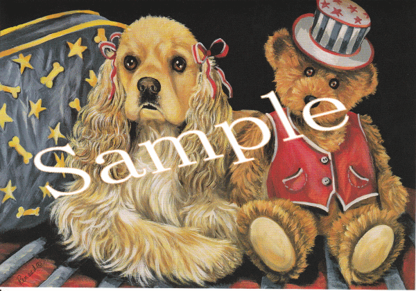 在庫限り グリーティングカード【コッカー・スパニエル/アメコカ】輸入雑貨 犬雑貨 犬グッズ