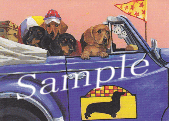 在庫限り グリーティングカード【ダックス】輸入雑貨 犬雑貨 犬グッズ