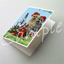 在庫限り グリーティングカード【ケアーン・テリア/ケアン Pipers】輸入雑貨 犬雑貨 犬グッズ