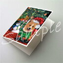 在庫限り クリスマスカード【コーギー】輸入雑貨 犬雑貨 犬グッズ