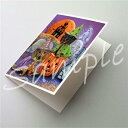 在庫限り ハロウィンカード【ダックス Halloween Haunted House】輸入雑貨 犬雑貨 犬グッズ