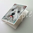 在庫限り グリーティングカード【ウエスト・ハイランド・ホワイト・テリア/ウエスティ Kissable Face】輸入雑貨 犬雑貨 犬グッズ